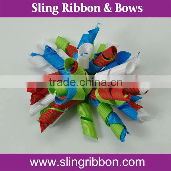 Grosgrain Korker Ribbon Bow Grosgrain Ribbon Bow For Girls photo-6