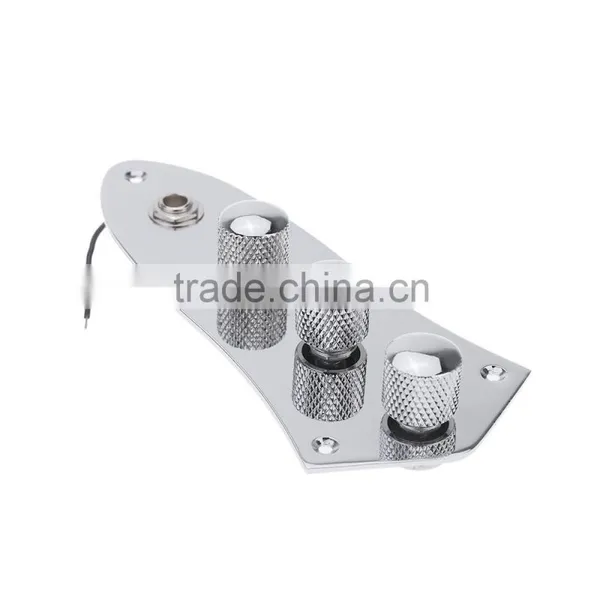 Wired Switch Control Plate Assembly Knobs Pots Loaded M511 Chrome Plated With 3 Screws photo-4