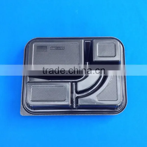 Plastic Disposable Lunch Box With Compartments photo-4