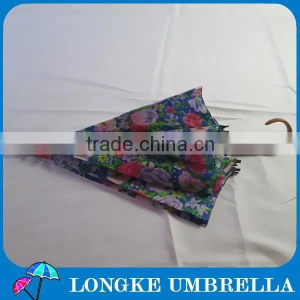24"double Layer 16K Folower Design Women Umbrella photo-5