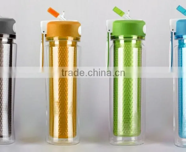 BPA Free Plastic Dubble Wall Bottle photo-5