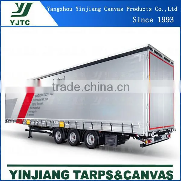 Waterproof PVC Coated Tarpaulin For Truck Side Curtains photo-2
