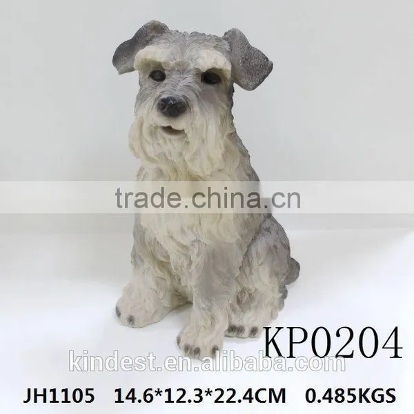 Cute Funny Resin Dog Statues for Home Decoration & Garden Decoration