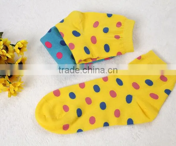 Girls Socks Wholesale,dotted Style Print Fashion Girl or Young Women Fashion Ankle Socks photo-4