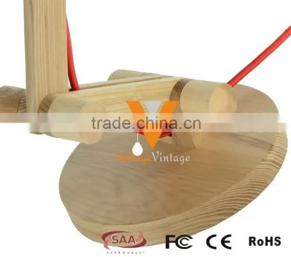 Manufacturer's Premium Modern Design Wood Table Lamp Studio Desk Light Bedroom Table Lamp photo-5