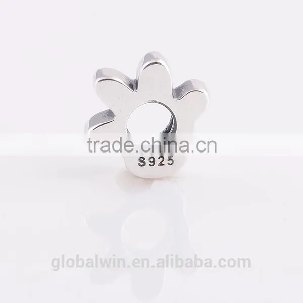 Palm Design Best Style 925 Sterling Silver European Charm Bead Charms Antique Jewelry Personalized For Snake Bracelet photo-3