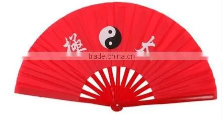 Factory Direct Printed Flower Patterns Polyester Foldable Fan photo-4