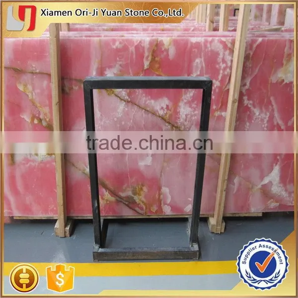 Modern Cheapest Pink Surface Onyx Stone photo-5