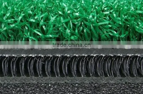 3D Spacer Fabric for Golf Hitting Mat to Reduce Impact Force