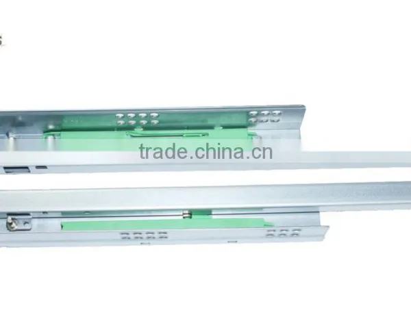 Furniture Drawer Hardware 2 Fold Undermount Push to Open Drawer Slides photo-2