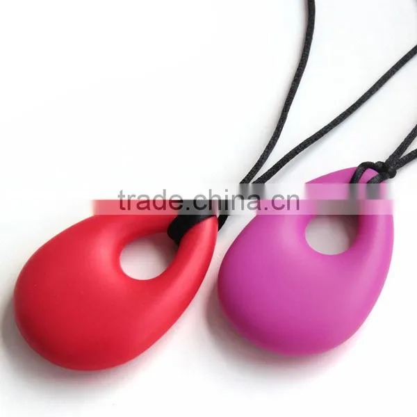 100% BPA Free Food Grade Silicone Teething Pendant photo-2