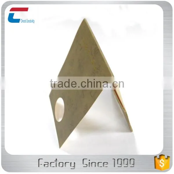 Custom Printing Golden Hotstamping Paper Checking-in Cards for Hotels photo-2