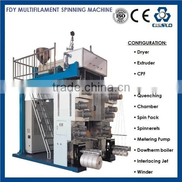 FDY YARN SPINNING MACHINE, PET/PP/PA FILAMENT SPINNING PLANT, FDY YARN SPINNING PRODUCTION LINE photo-2
