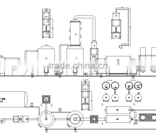 Plastic Pyrolysis Equipment Machinery Waste Tire Recycling Machine Used Energy Oil Recovery Machine photo-3