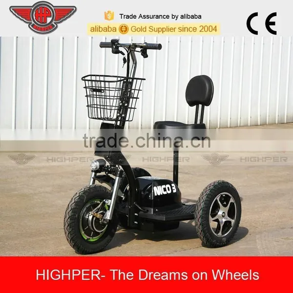 Adult 500W 48V20AH Electric Three Wheel Mobility Scooter, Handicapped Scooter With CE photo-4
