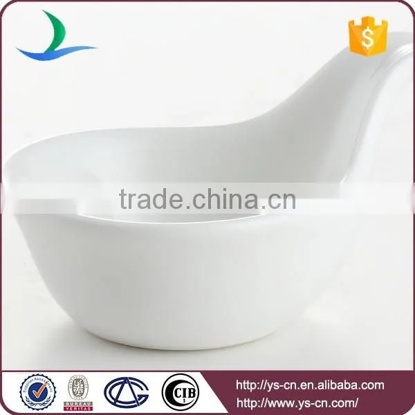 Home Goods Porcelain Spoon Shape Mini Soup Bowls photo-2