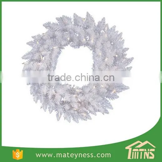 Wholesale Christmas Wreath Decorations Christmas Door Wreath With Lights photo-4