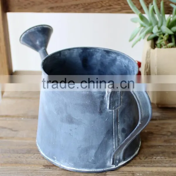 Handmade in China Home and Garden Black Rustic Decorative Cheap Watering Cans Wholesale photo-2