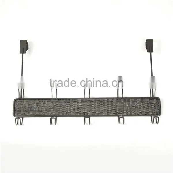 Metal Door Hanging Rack, 5 Hooks photo-2