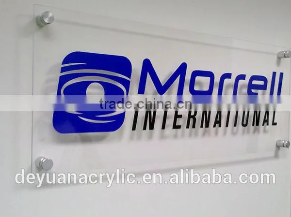High Quality Elegant and Customized Hanging Indoor Acrylic Directional Signage photo-3
