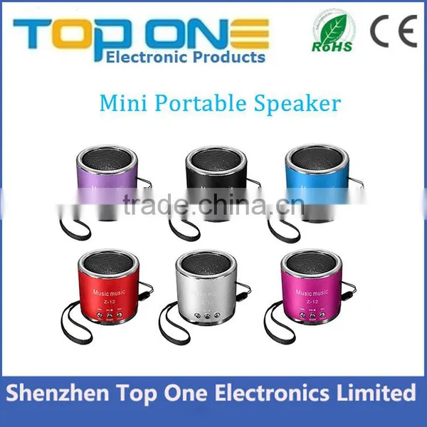 Z12 Portable Cylinder Amplifier Mini Speaker With FM Music Radio Sound HIFI Support USB Micro Line in for SD TF Card MP3 Player photo-5