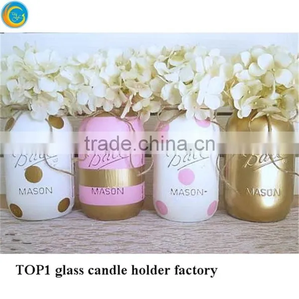 Apple Candle Holder Personalised Engraved Glass Mason Jar photo-4