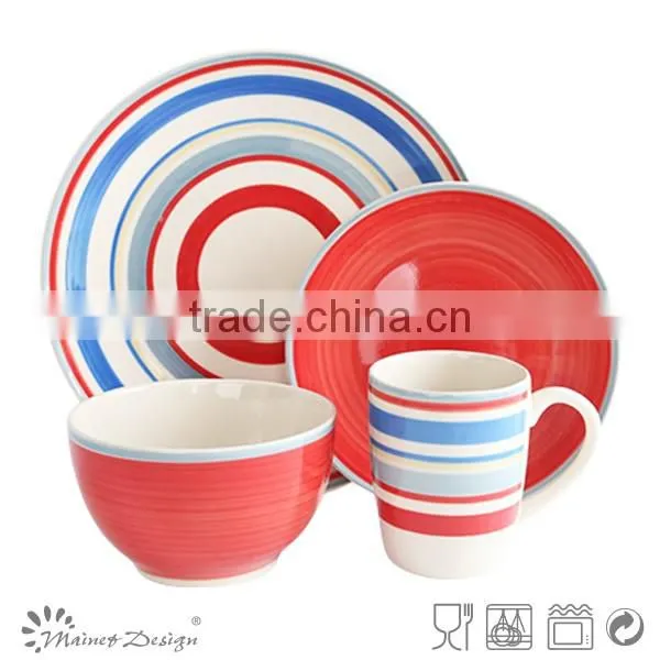 New Design Hand Painting Stoneware Dinner Set for Home Use Daily Use Handpainted Dinner Set photo-2