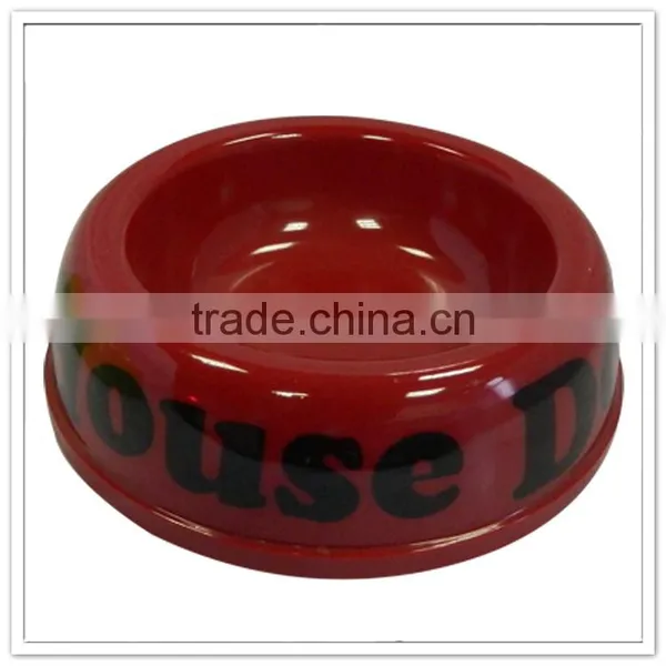 Promoted Plastic per Bowl With Rubber Ring, Personalized Melamine Dog Bowl photo-4