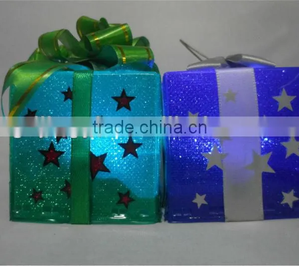 Hand Craft PVC Sheet LED 7 Colors Changing Gift Boxes photo-2