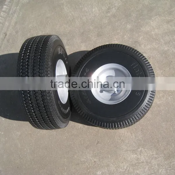 3.50-4 PU Foam Wheel for Tool Cart Hand Trolley Wheel photo-3