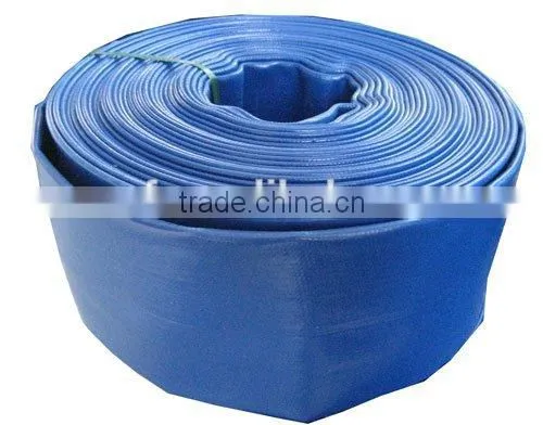 PVC Yellow/Blue/Red Irrigation Lay Flat Hose/Pipe/Tube photo-4