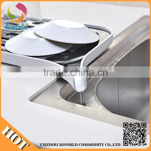 Kitchen Storage Fashion Portable Plastic Drying Portable Kitchen Rack photo-2