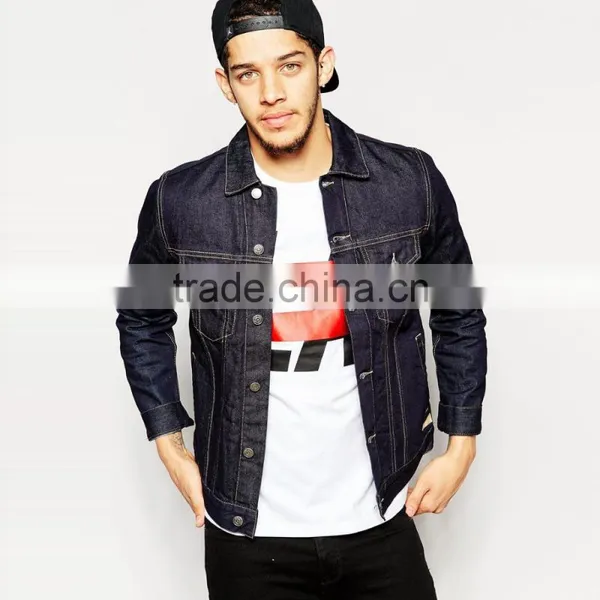 Boys Fancy Jacket Dark Blue With Metal Button Outdoor Casual Wear