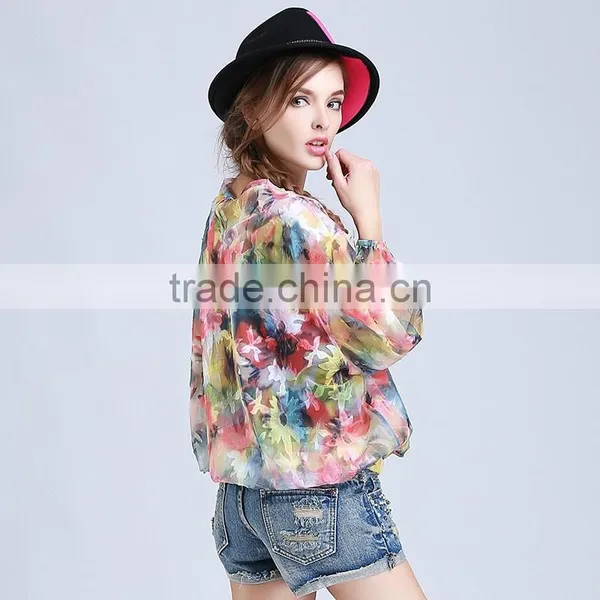 Hot Sale Summer New Applique Printed Tops photo-2