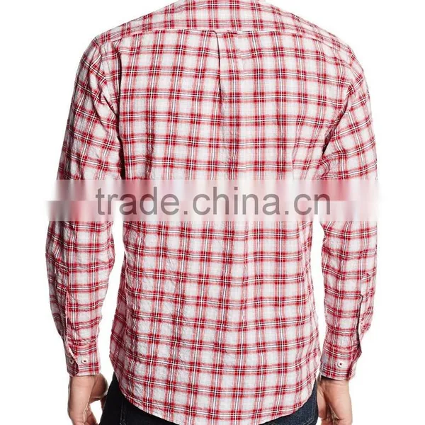 OEM 2016 New Style Wholesale Plaid Men's Plaid Flannel Shirt photo-6