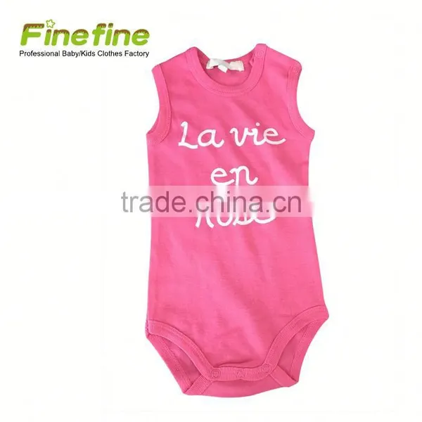 New Born Cool Pattern Plain Organic Baby Romper Clothing photo-4