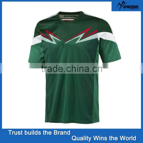 Wholesale Customized 100% Polyester High Quality Men Soccer Jersey Football Team Sets photo-2