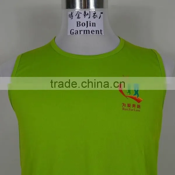 Green Color Dry-fit Short Sleeved T-shirts With Logo for Men photo-3