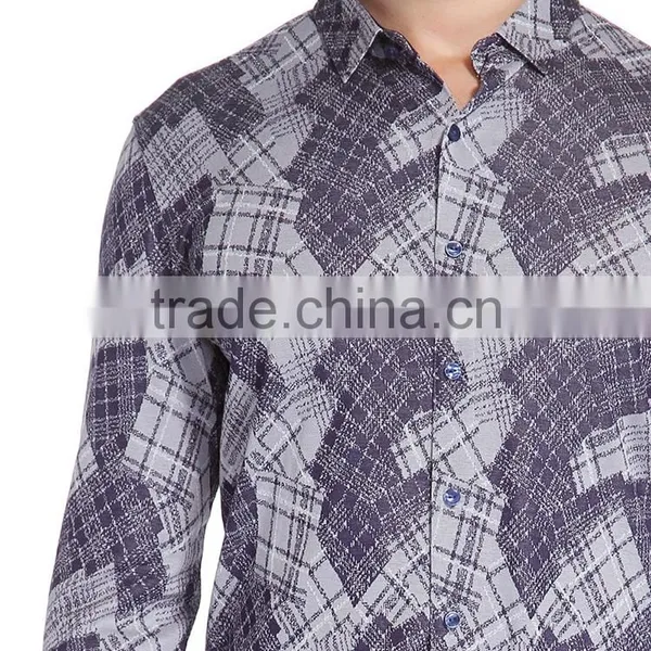 Custom Design Pattern Men Shirt Popular Garment Factories in China photo-3