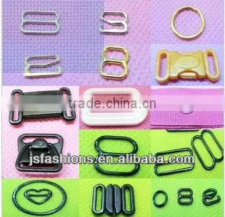 2013 New Arrribal Fashion Black and White Metal Bra Strap Hook/underwear Buckles (JS-4567)
