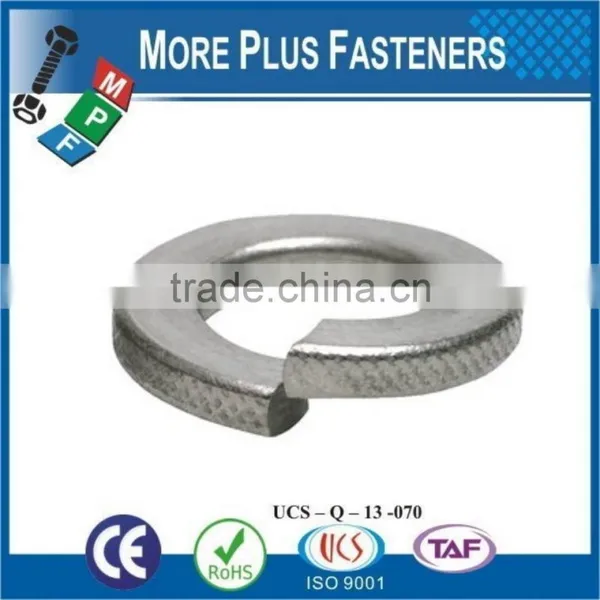 Made in Taiwan Bright Blue Zinc Stainless Steel Spring Standard Medium Split Lock Washer photo-6