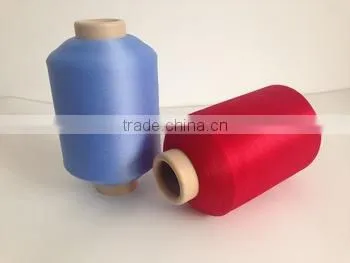 50D/24F Semi Dull Taffeta Polyester Fiber for Label photo-4