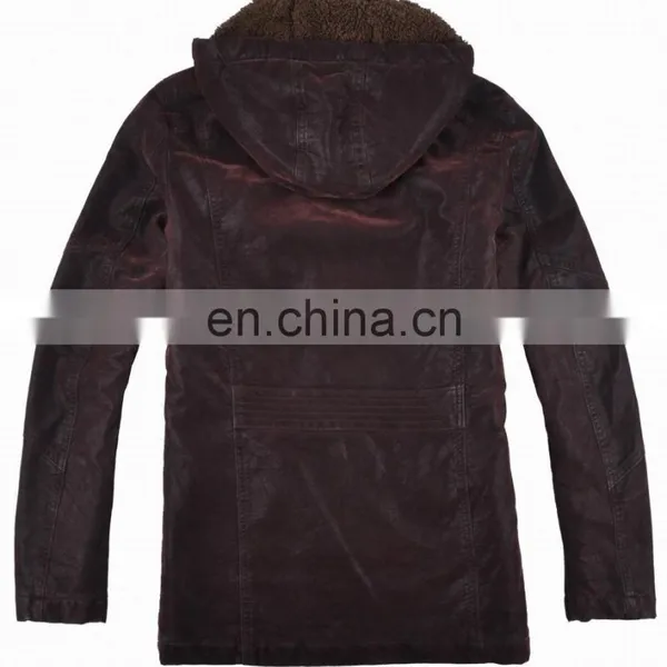 2015 Mens Oem Brand Fashion Leather Jackets With High Quality photo-3