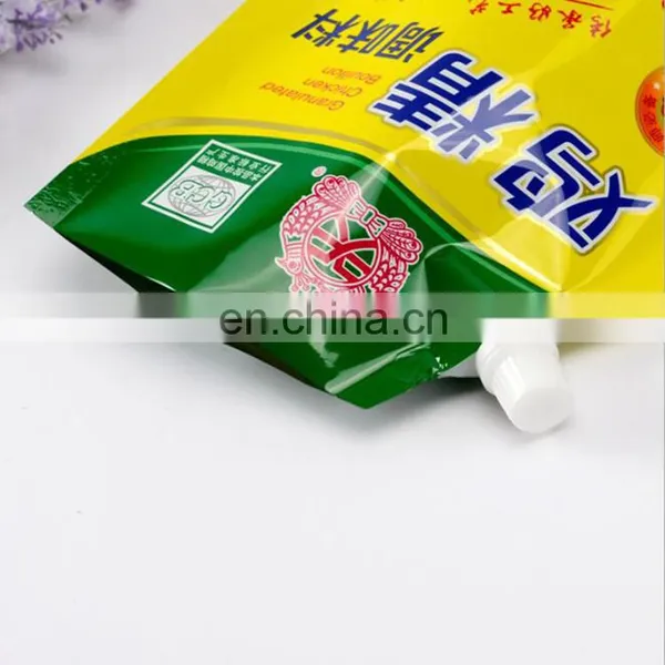 Coloring Printing Stand up Heat Seal Aluminium Foil Sauce Spout Pouches Bag photo-2