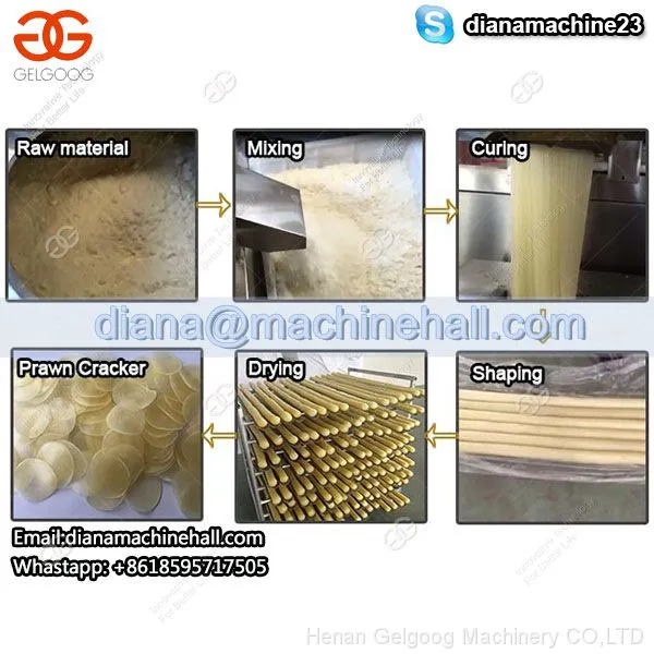Automatic Prawn Cracker Making Machine|Shrimp Chips Production Line photo-2