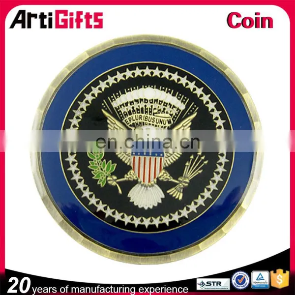 China Factory Supply Cheap Soft Enamel Gold Plated Coins photo-5