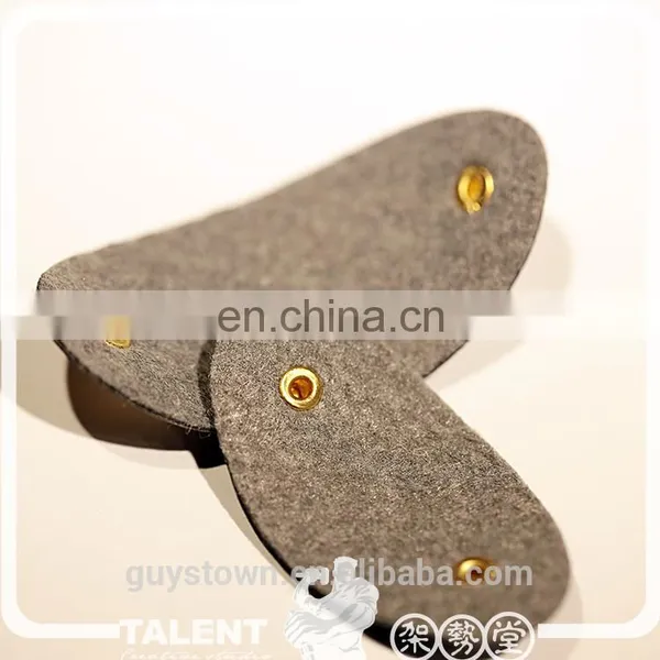 Custom Metal Casting Logo Tag Nail PU Leather Badge Patch for Shoe photo-5