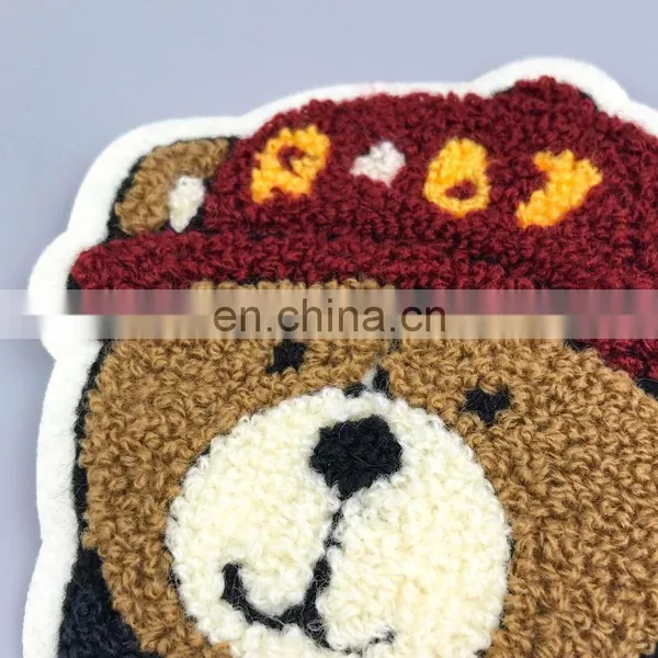 no Minimum Custom Iron on Embroidered Letter Towel Chenille Patches photo-2