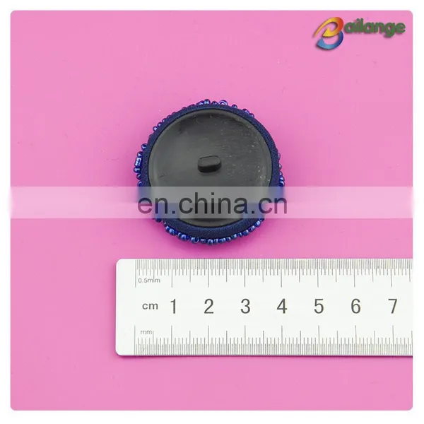 Wholesale Blue Color Beaded Decorative Shirt Button Clip photo-3