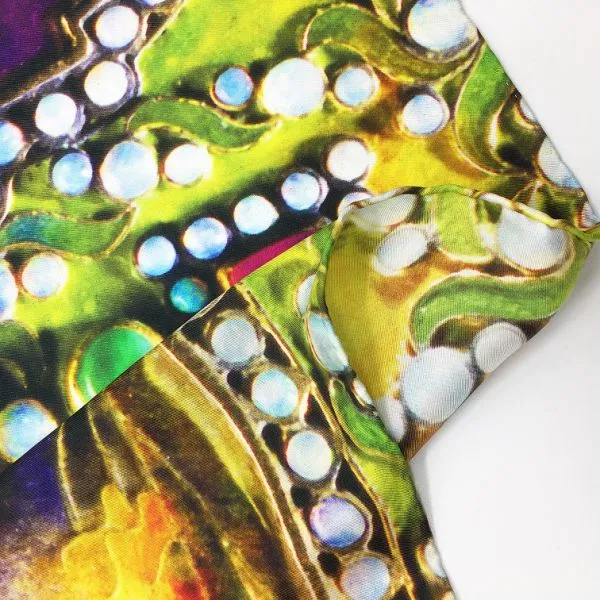 Super Soft Lady's Fashionable Custom Digital Printed Silk Scarf photo-5